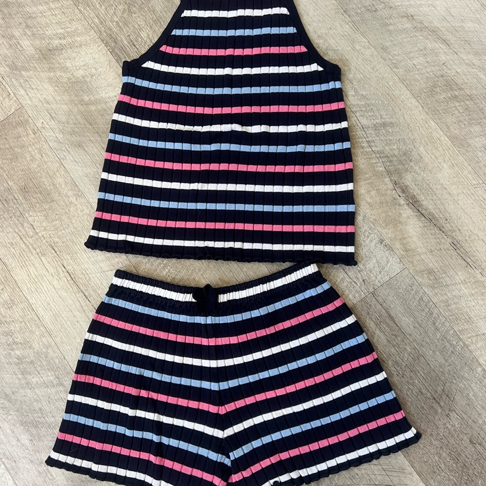 Striped Kids Bottoms Set